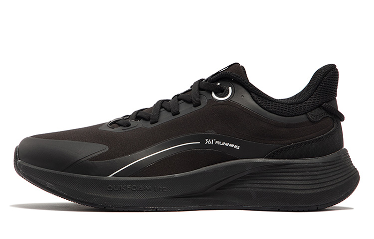 

Кроссовки Feather Running Shoes Men Low-top Obsidian Black 361°