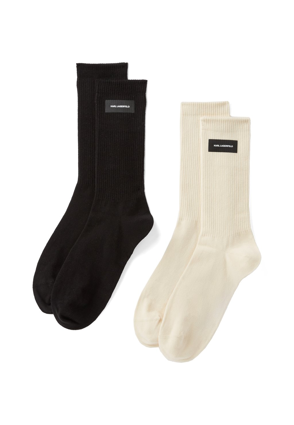 

Носки LOGO PACK OF 2 KARL LAGERFELD, черный