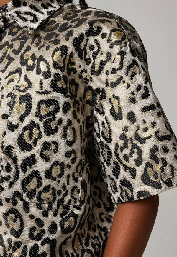 Брюки-Комбинация стандартного кроя Smallsaints, Leopard Print — фото 4
