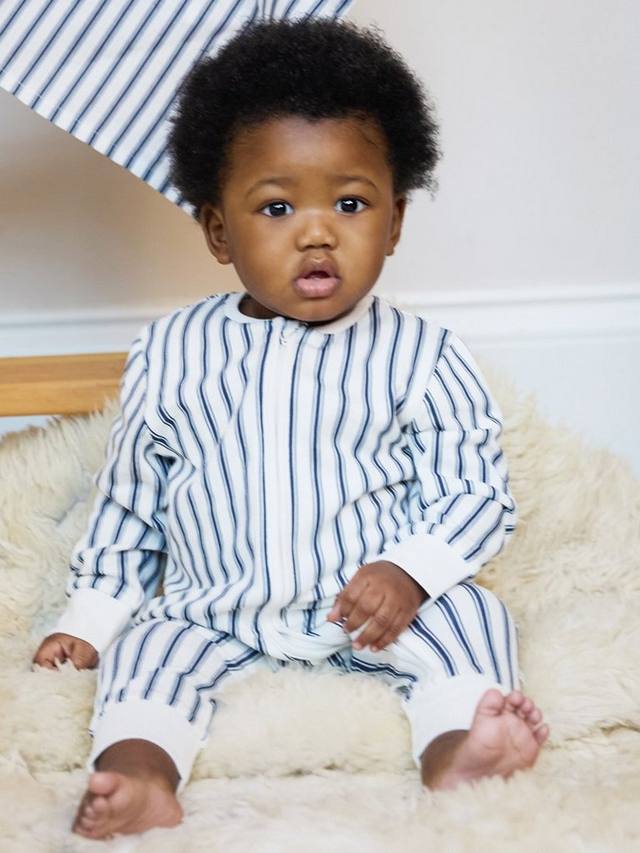 

Детский комбинезон с молнией The Little Tailor, Navy/White