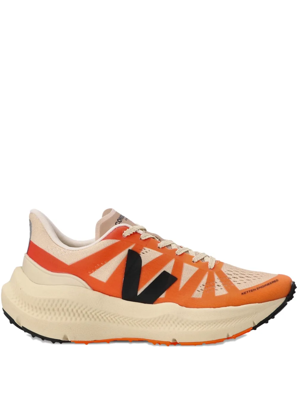 Кроссовки с логотипом VEJA, оранжевый