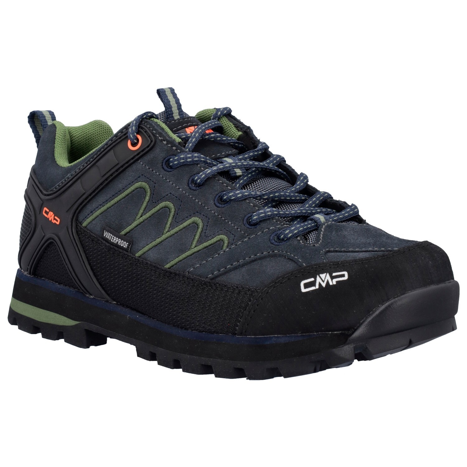 Мультиспортивная обувь Cmp Moon Low Trekking Shoes Waterproof, цвет Black Blue/Torba — фото 2