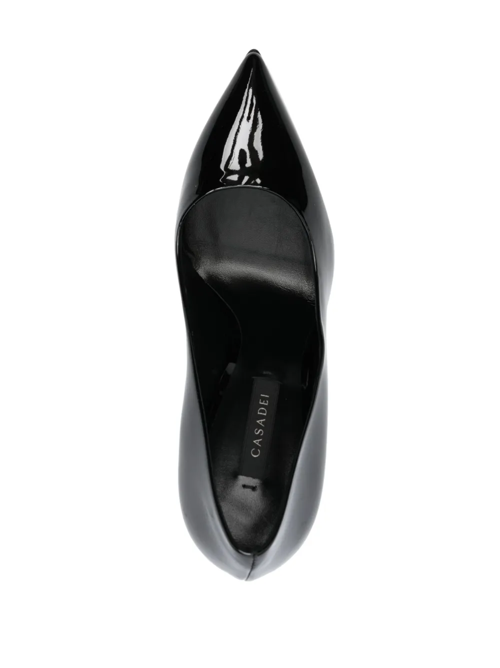 Лакированные туфли-лодочки Blade Tiffany 115 Casadei, черный — фото 4