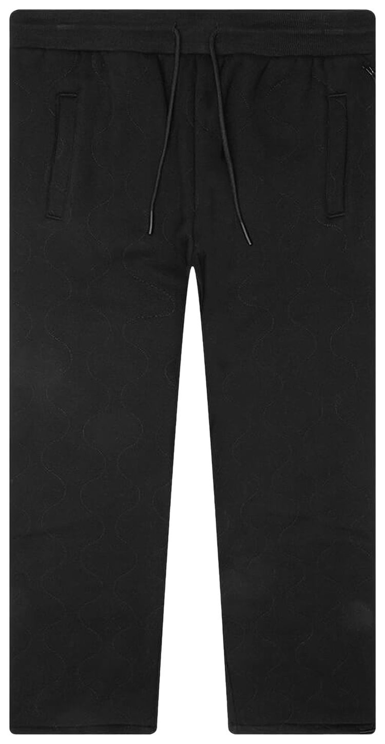 

Брюки Pleasures Wave Quilted Easy Pants 'Black', черный