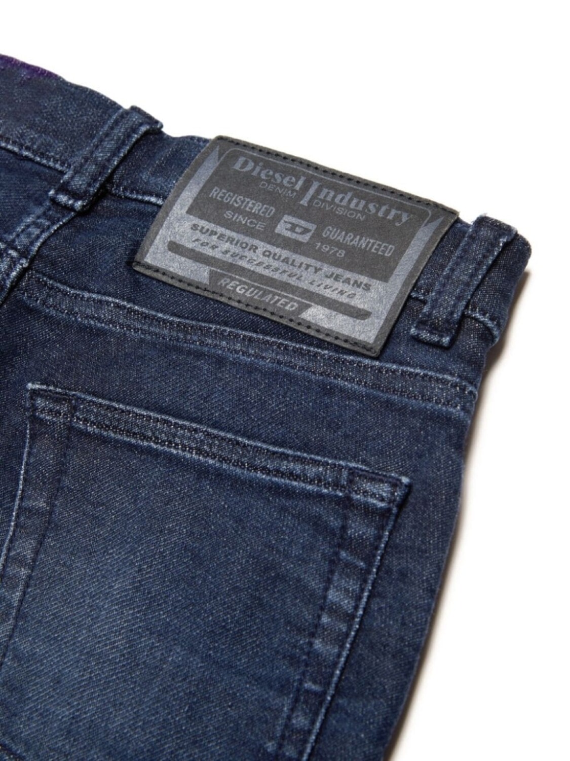 Diesel Kids зауженные джинсы JoggJeans D-Lucas, синий — фото 4