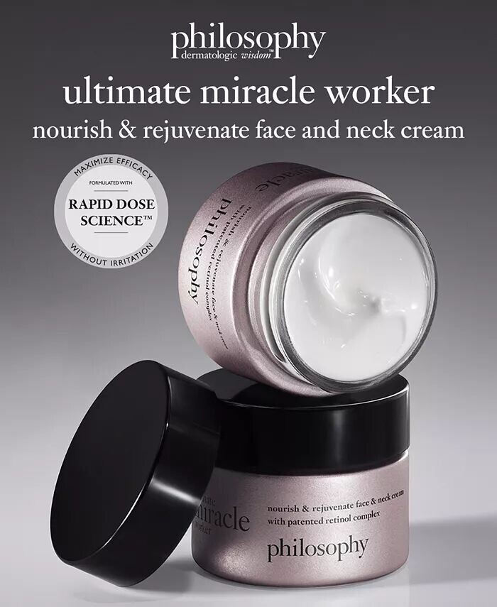 Ultimate Miracle Worker Питательный и омолаживающий крем для лица и шеи Philosophy — фото 2