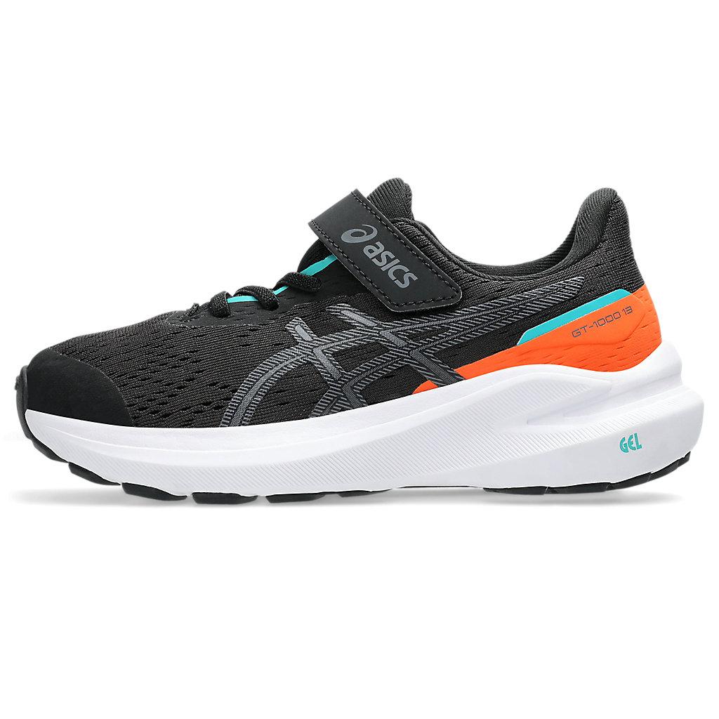 

GT-1000 13. Износостойкие низкие детские кроссовки для повседневной носки. ASICS, черный