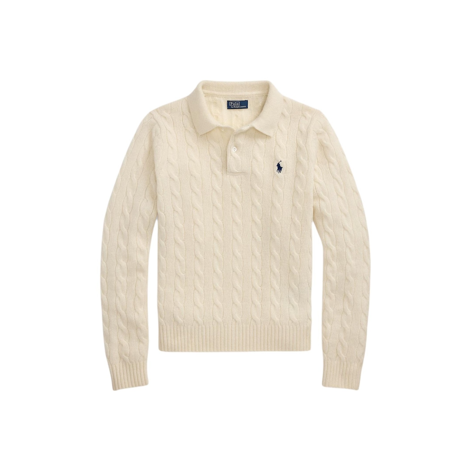 

Поло с вышитым логотипом Polo Ralph Lauren, бежевый