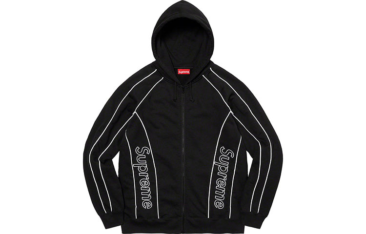 

Толстовка Supreme Track Paneled Zip Up, черный