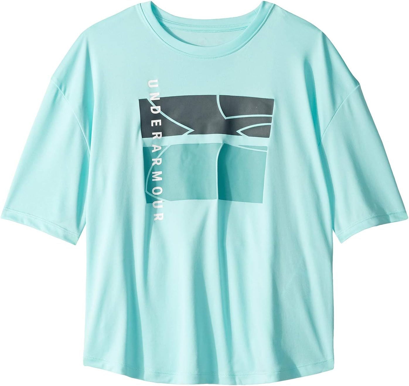 

Футболка Under Armour UA Sun Armour Tee, цвет Neo Turquoise/White