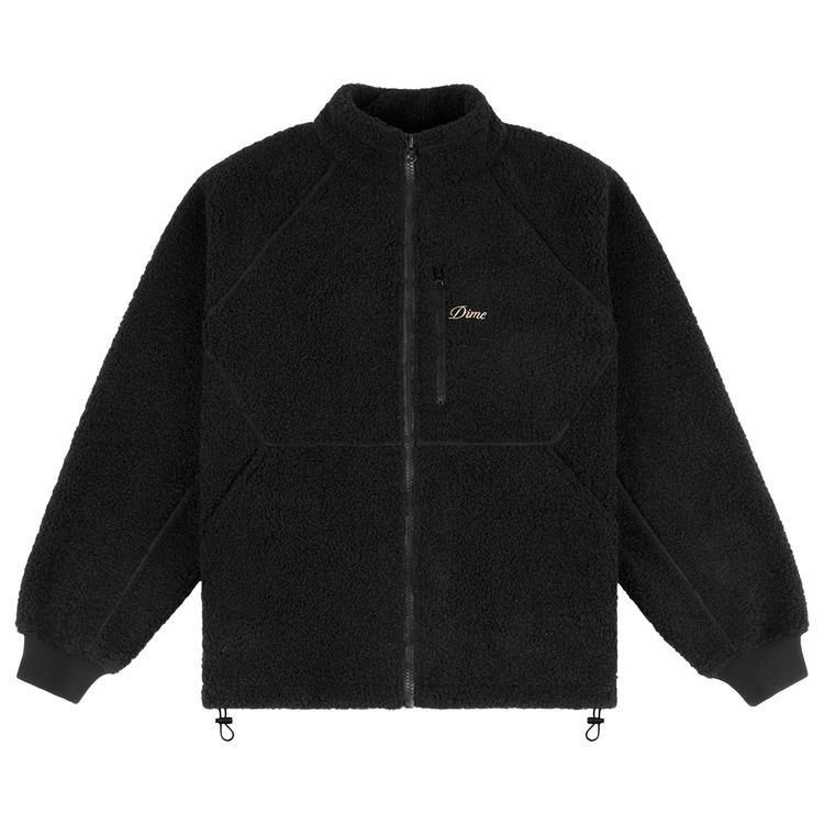 

Куртка Dime Polar Fleece Sherpa Zip Jacket 'Black', черный