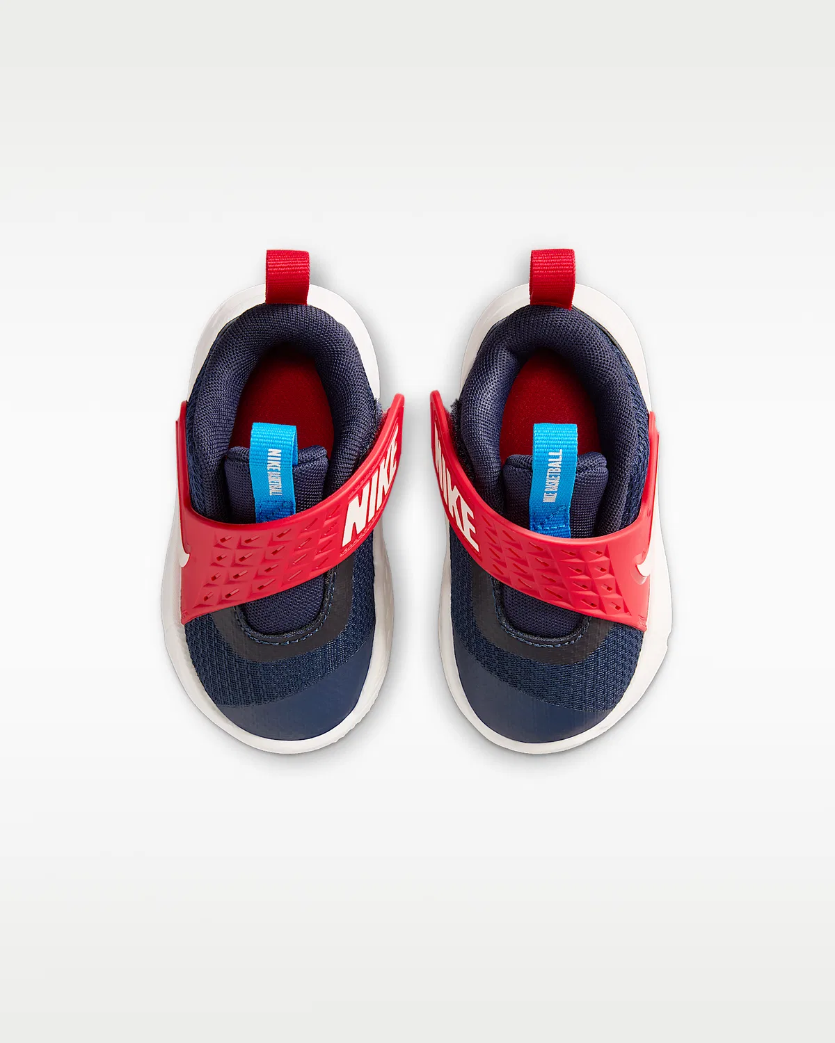 Детские кроссовки Nike Team Hustle D 12, Team Navy/University Red/Photo Blue/Sail — фото 4
