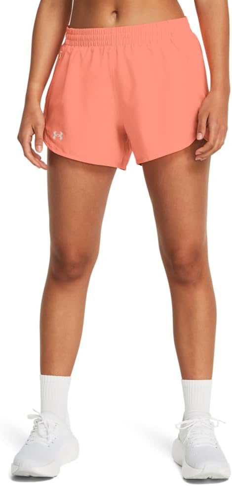 

Женские шорты Under Armour Fly by, (897) Flare Orange/Flare Orange/Reflective
