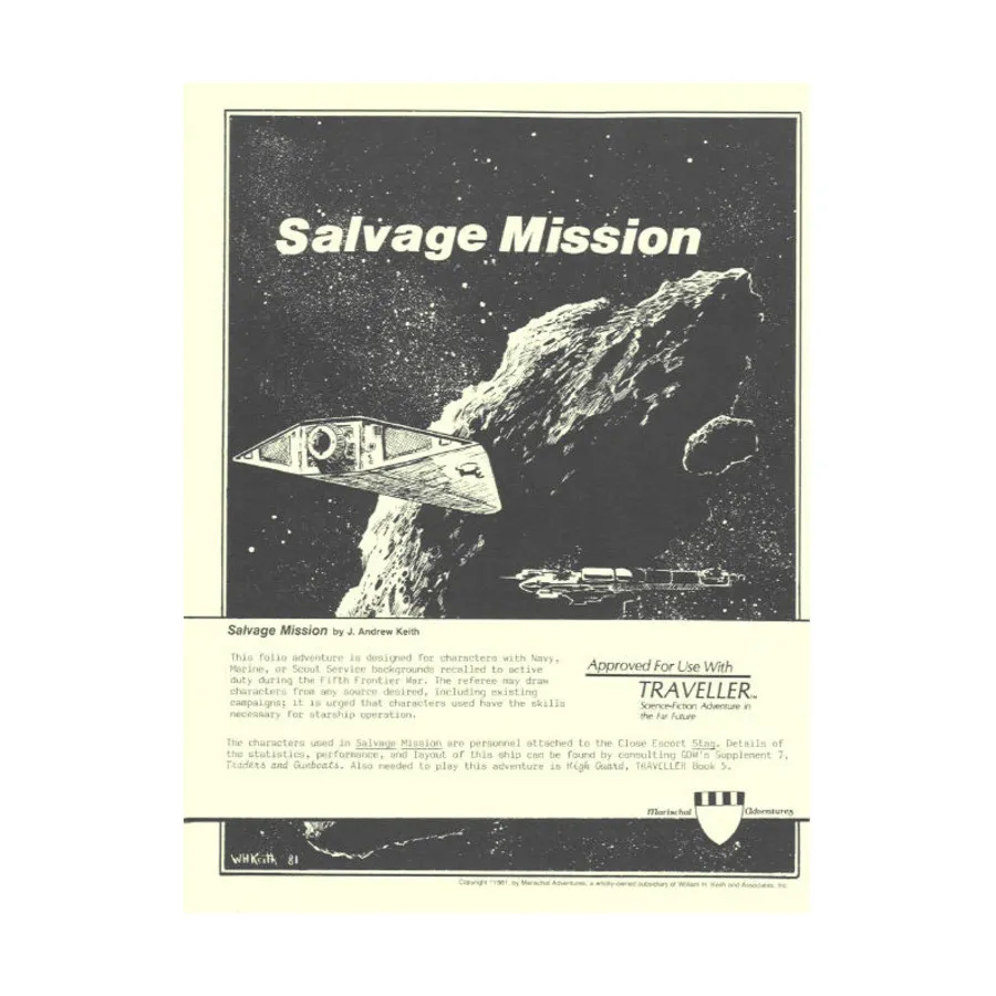 

Модуль Salvage Mission, Traveller (Marischal Adventures)