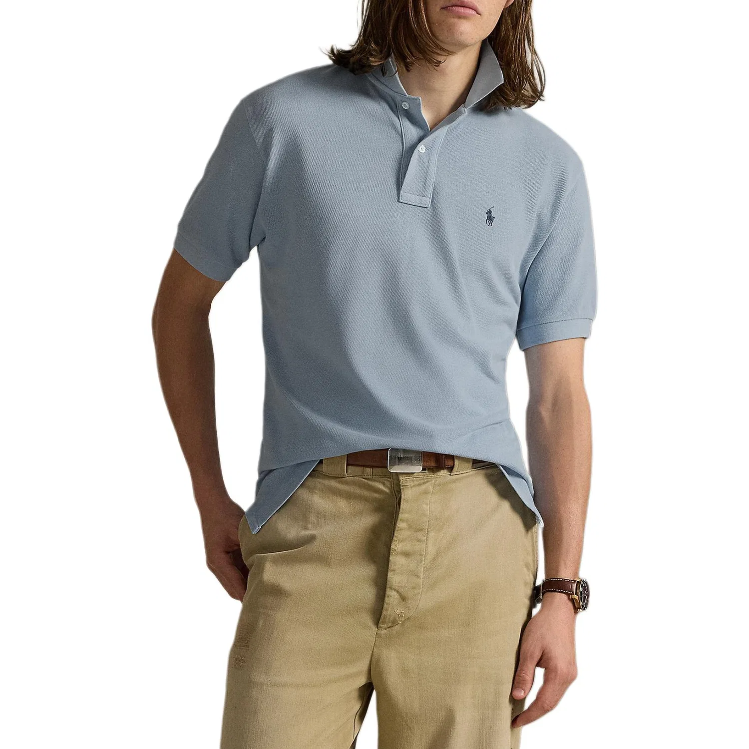 Поло Polo Ralph Lauren FW25 синее — фото 3