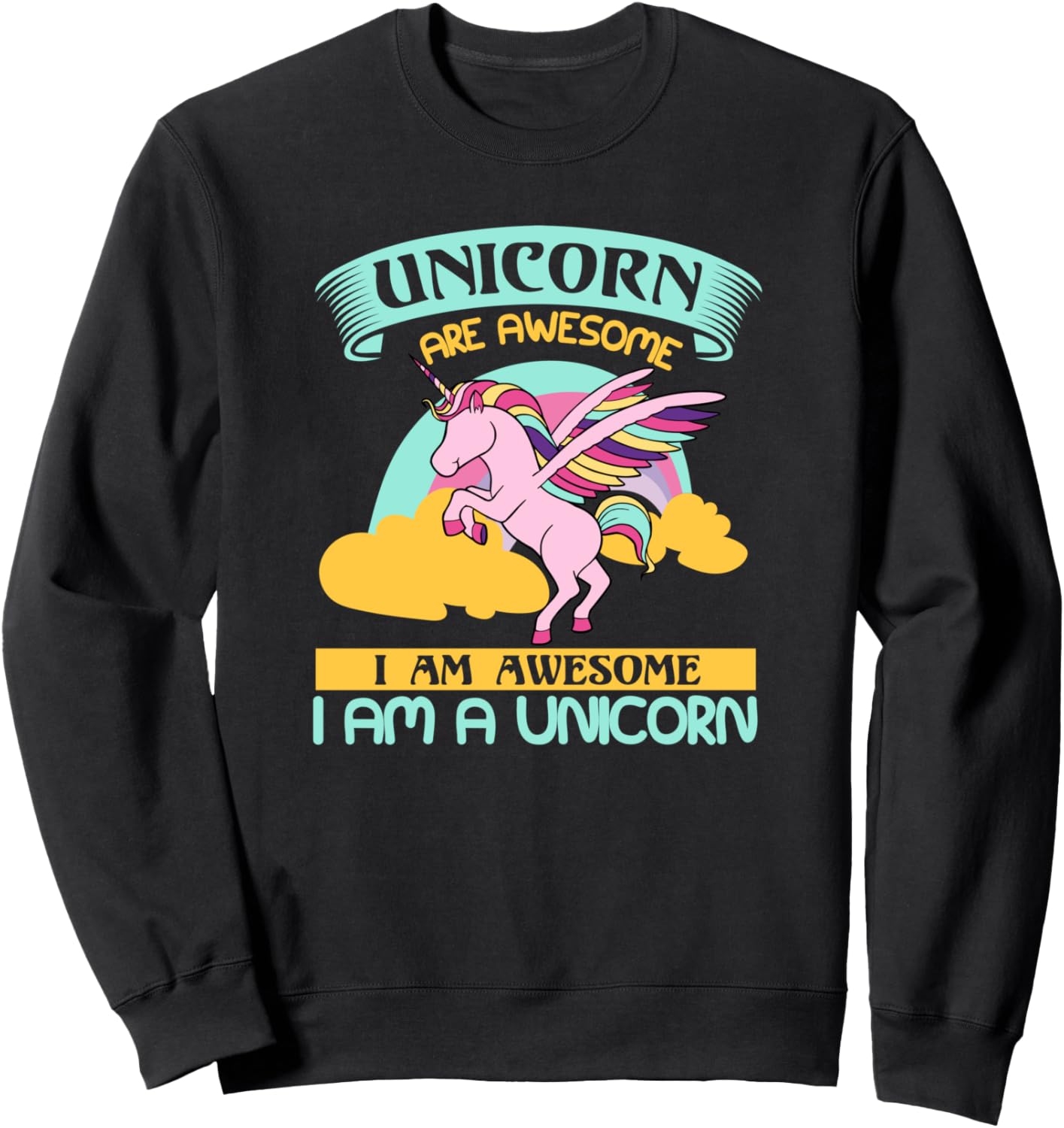 

Единороги - это круто! - Забавная толстовка для любителей единорогов Unicorn Are Awesome, черный