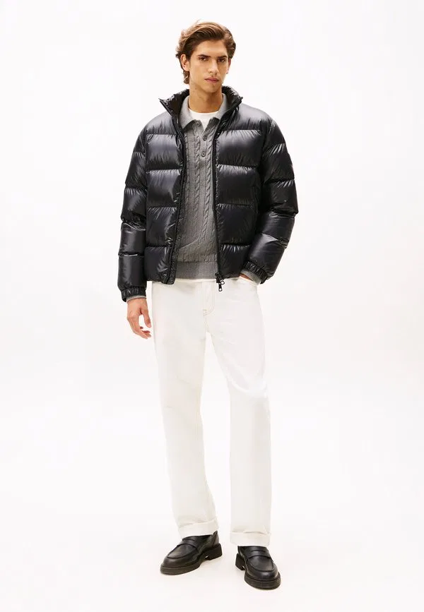 Пуховая куртка stand Tommy Hilfiger, Black — фото 2