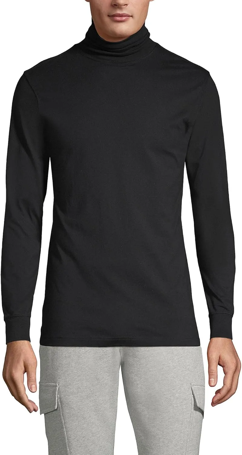 

Мужская водолазка Super-T из хлопкового микса Lands' End