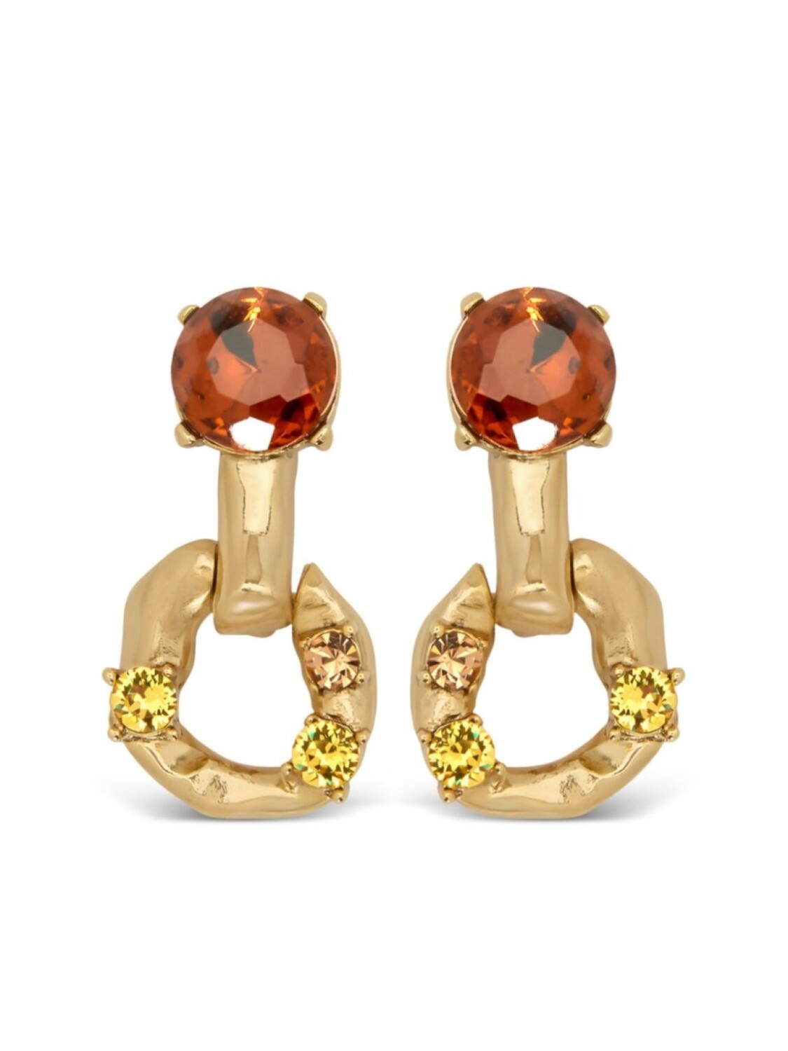 

Серьги Scramble Oscar de la Renta, золотой