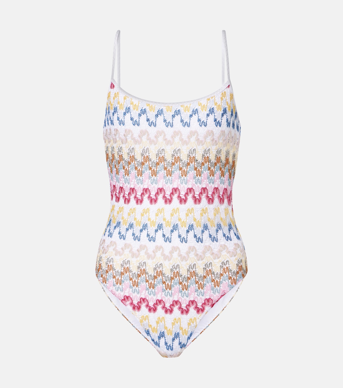 

Ламе купальник Missoni, Multi W/White Base