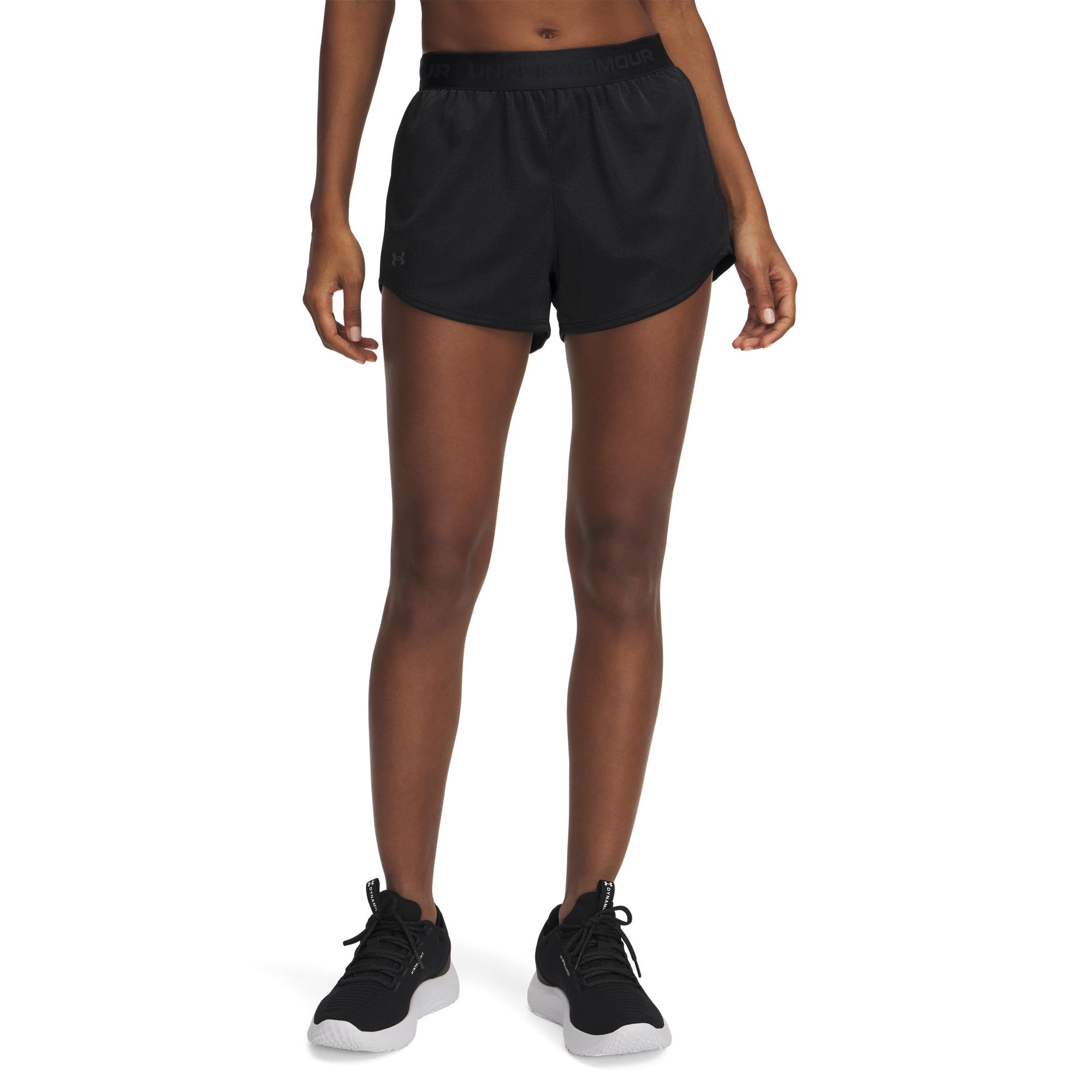 

Шорты Under Armour Tech Play Up Shine Shorts, цвет Black/Castlerock