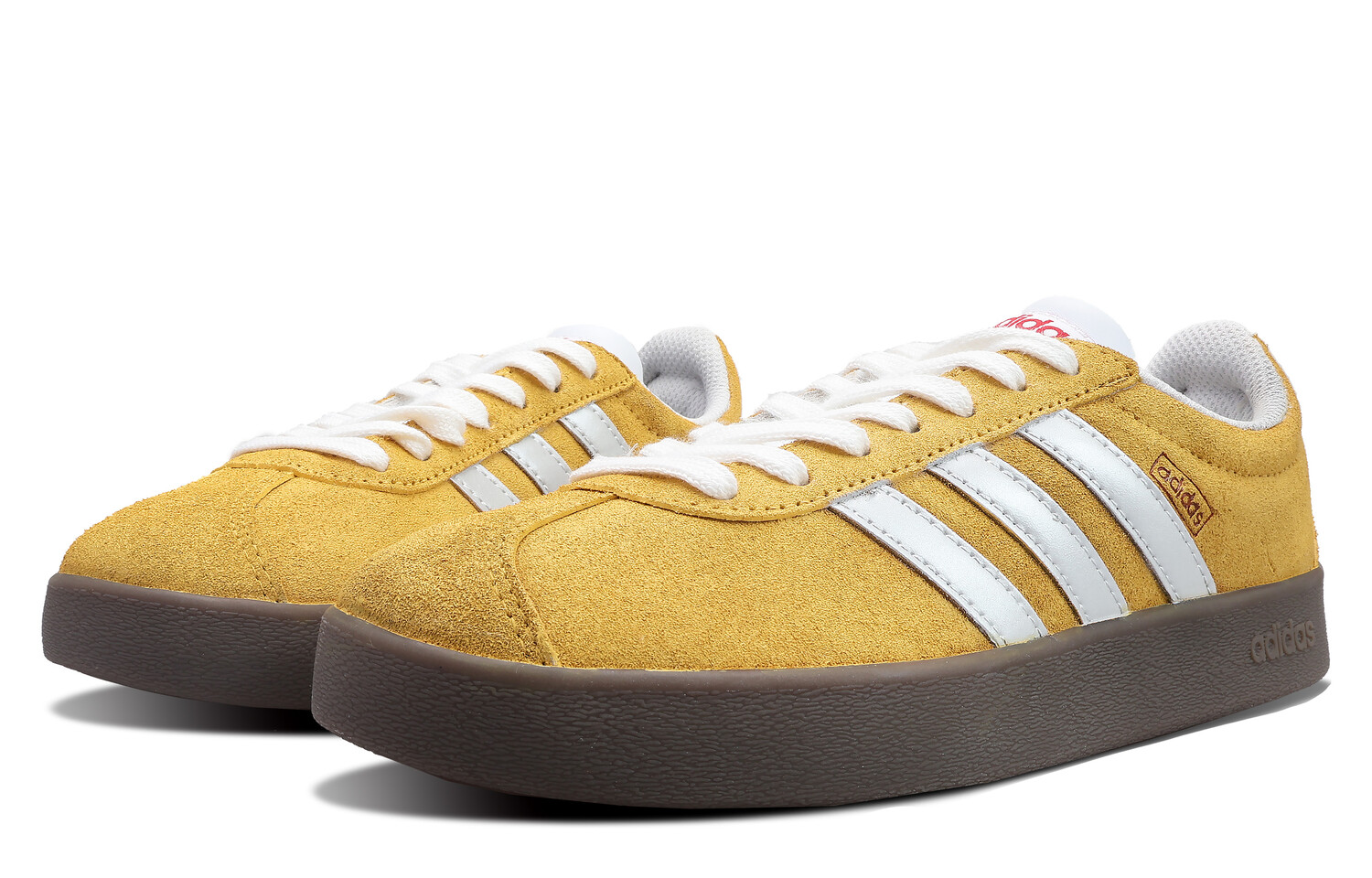 

Кроссовки adidas neo Vl Court Skateboarding Shoes Unisex Low-top White, цвет Oriole Yellow