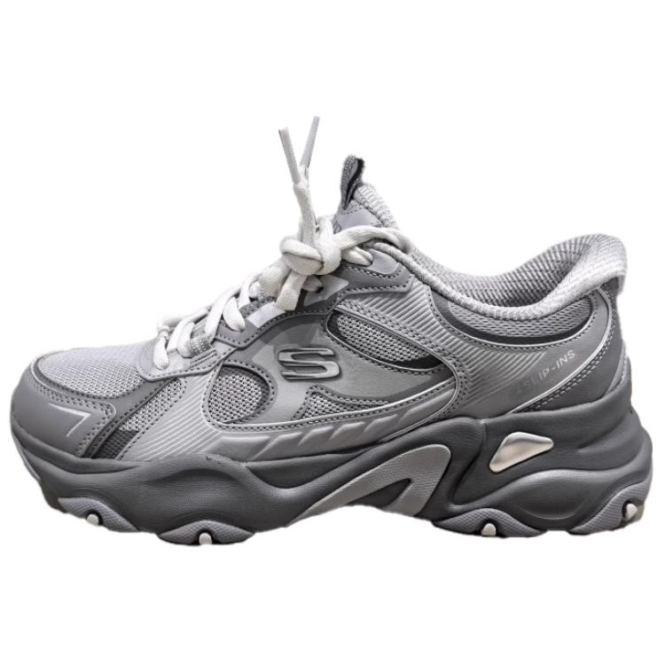 

Износостойкие низкие кроссовки D'LITES 5.0 на массивной подошве, мужские, серые Skechers, Gray