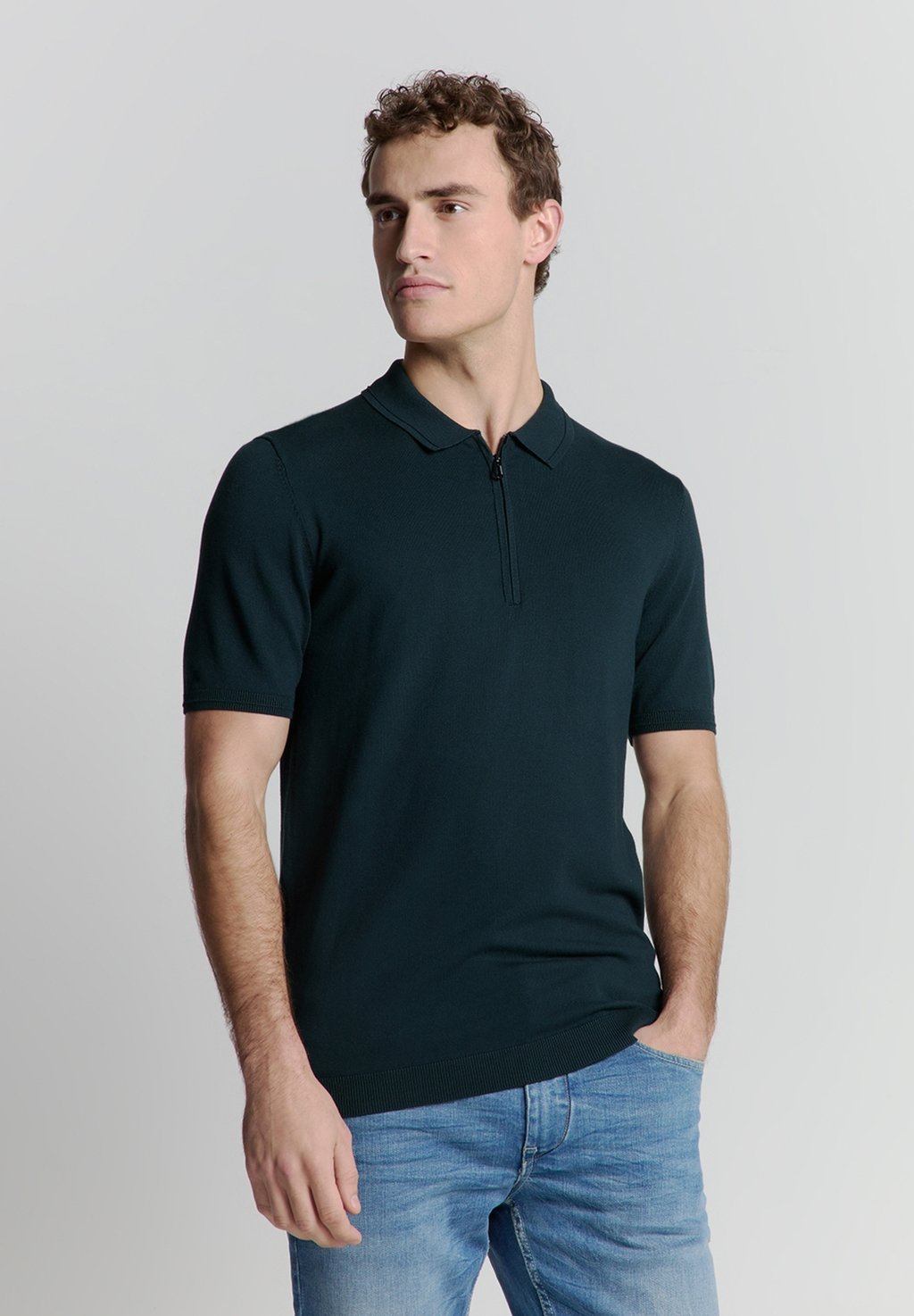 

Рубашка поло SHORT SLEEVE NO EXCESS, темно-синий