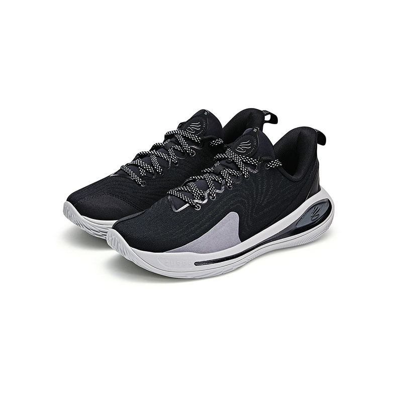 Детские баскетбольные кроссовки Curry 12 Grade School Under Armour, черный/серый — фото 3