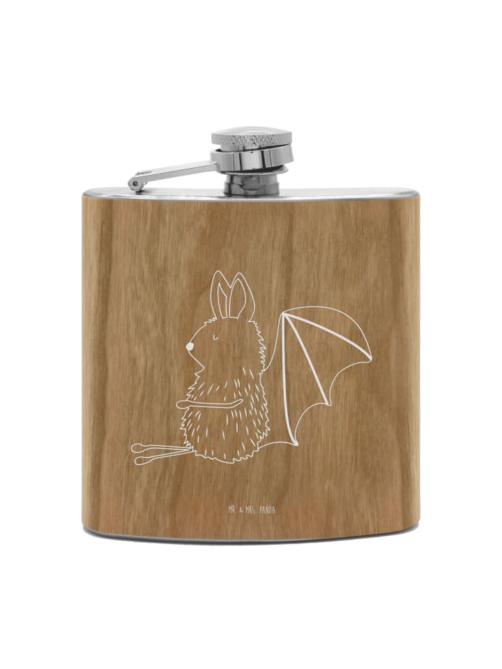 

Mr. & Mrs. Panda Фляжка Flachmann Biene Liebe ohne Spruch in Braun