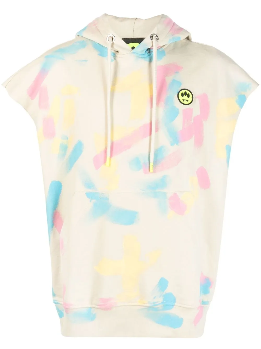 

Толстовка без рукавов с принтом тай-дай BARROW, нейтральный