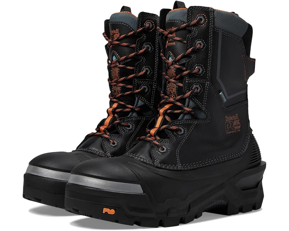 

Ботинки Timberland PRO Pac Max 10" Composite Safety Toe Waterproof Insulated, цвет Black/Orange