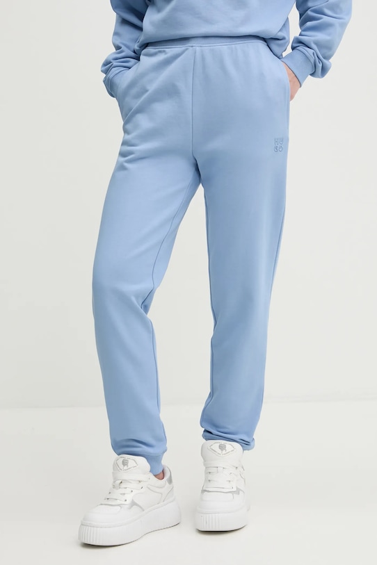 

Хлопковые спортивные брюки Hugo, синий