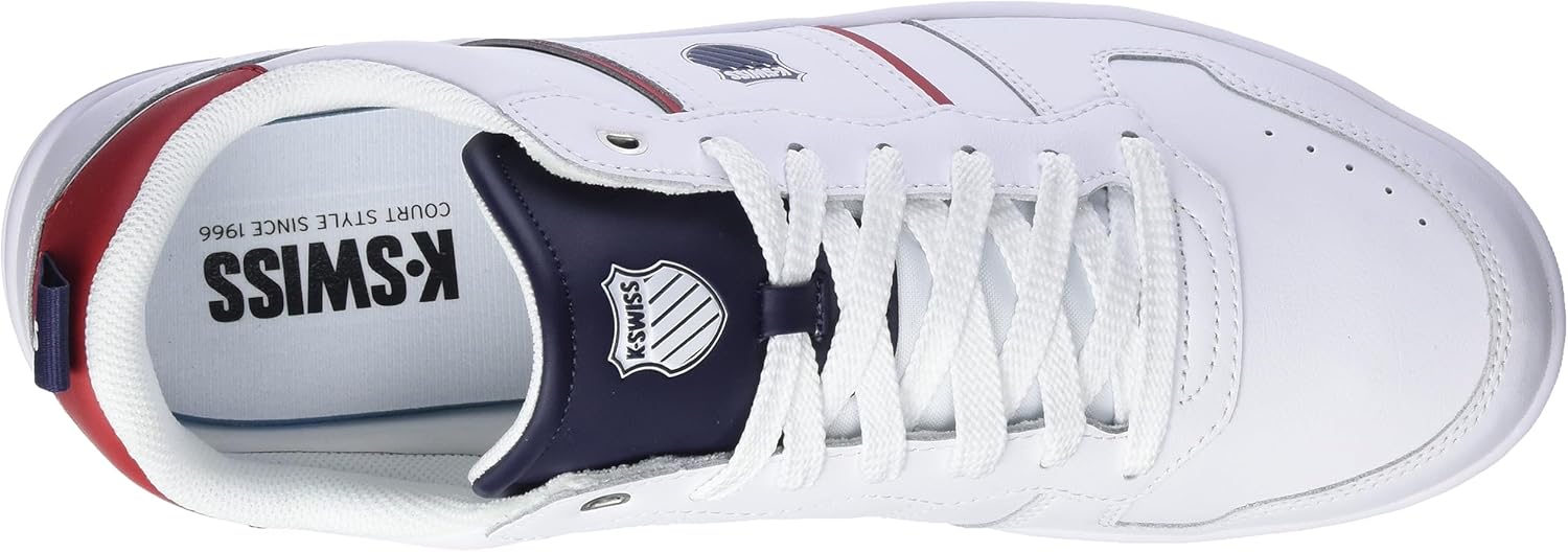 Мужские кожаные кроссовки K-Swiss Lozan Klub, белый — фото 3