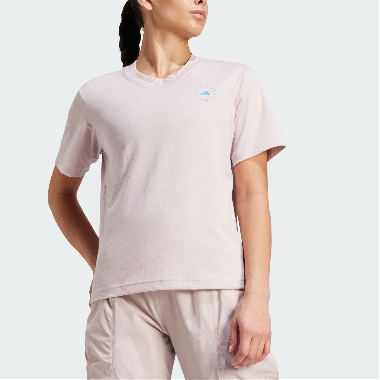 Футболка женская фуксия Adidas — фото 3