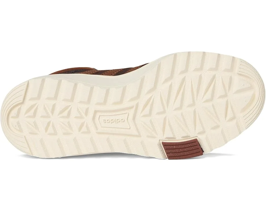 Кроссовки Adidas Kids Hoops 4.0 Mid Top Shoes (Big Kid), Shadow Brown/Supplier Colour/Off White — фото 3