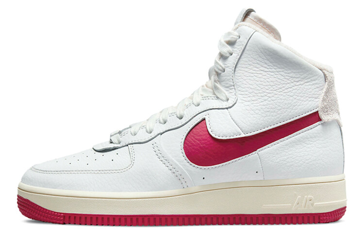 Nike Air Force 1 High Sculpt Summit White Gym Red (женские)