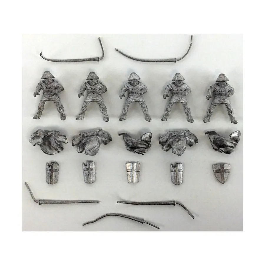 

Кавалерия в котелке и кольчужном доспехе №1, Historical Miniatures - Teutonic Knights - Loose Miniatures (25mm)