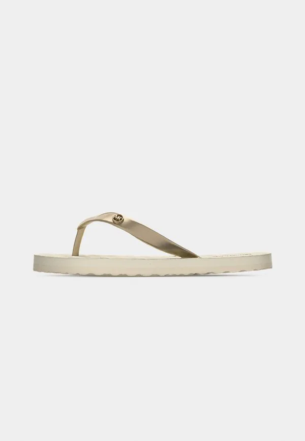 Сандалии jinx с т-образным ремешком Michael Kors Kids, Pale Gold-Coloured/Vanilla — фото 2