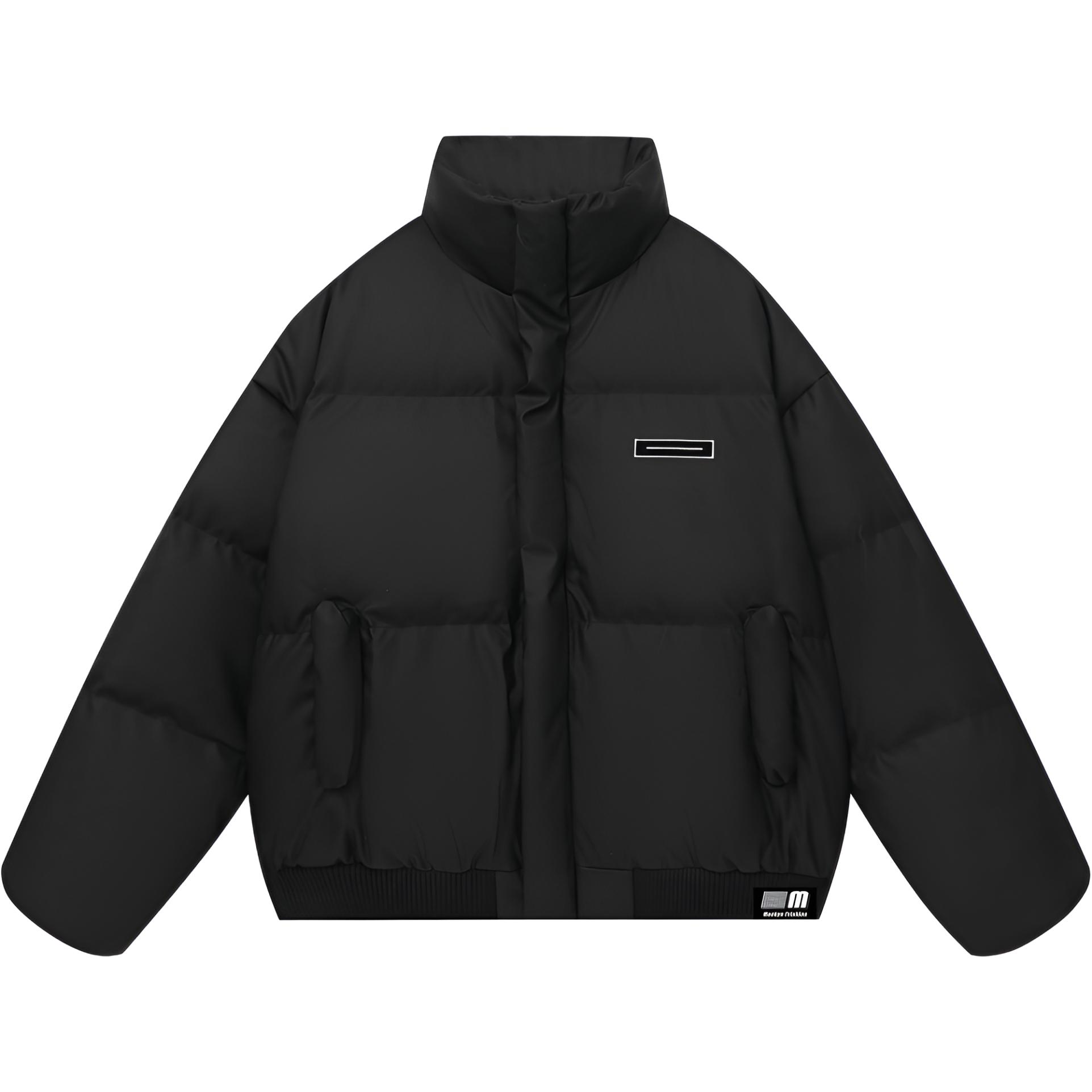 

Пуховик Unisex с отстегивающимся капюшоном утепленный Mackyo, черный