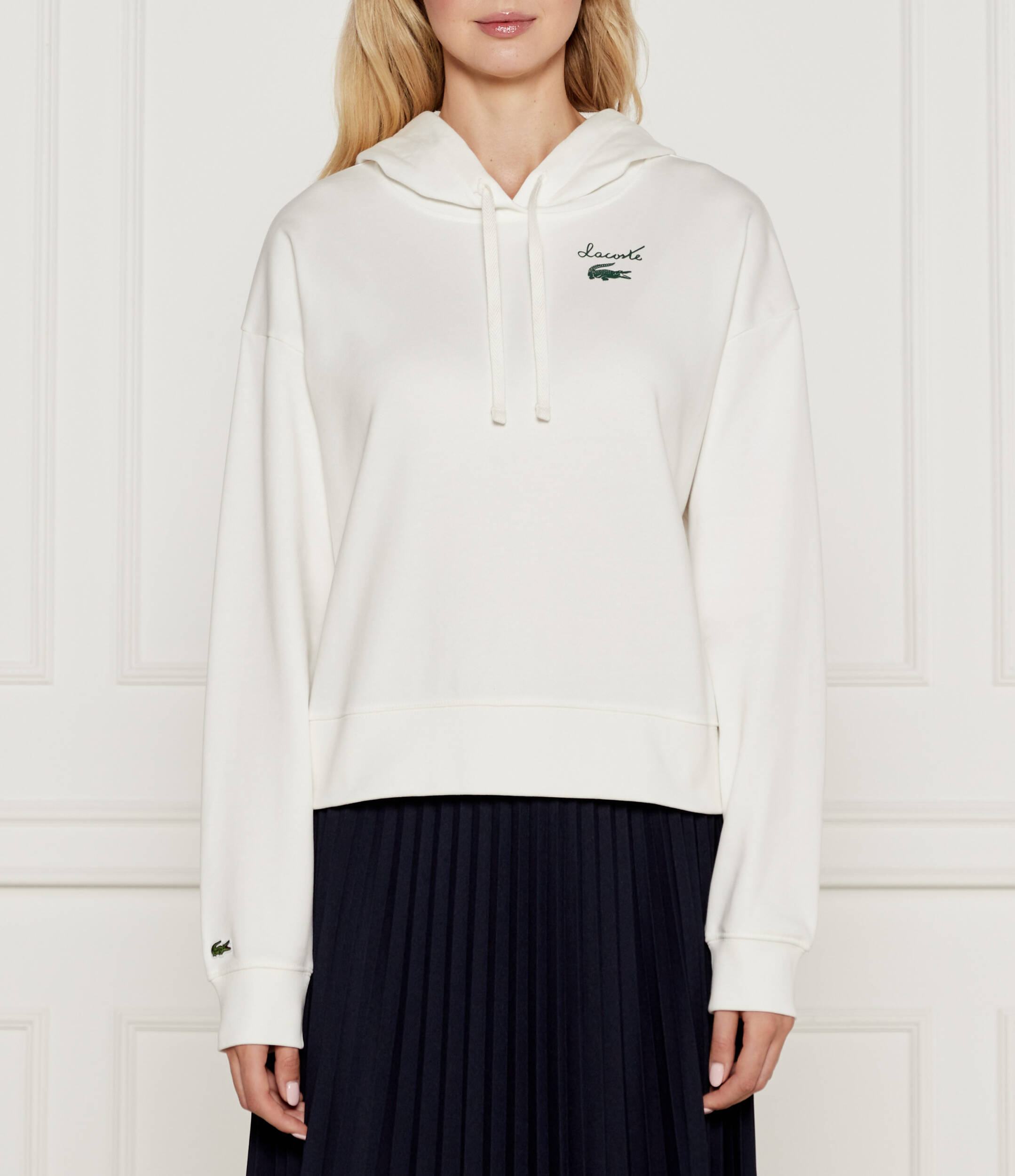 

Толстовка Lacoste Oversize fit, экрю