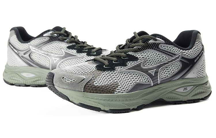 Mizuno Гоночные S серо-зеленые светло-серые, цвет Light Gray — фото 3