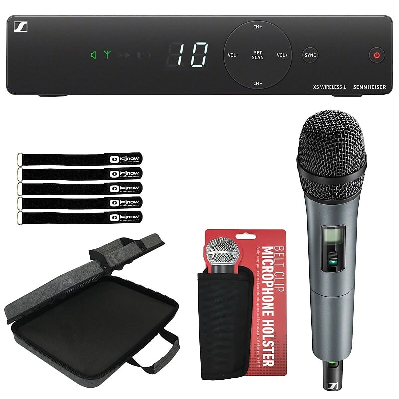 

Беспроводная микрофонная система Sennheiser Sennheiser XSW1-835-A UHF Band Wireless Vocal DJ Microphone System w Case