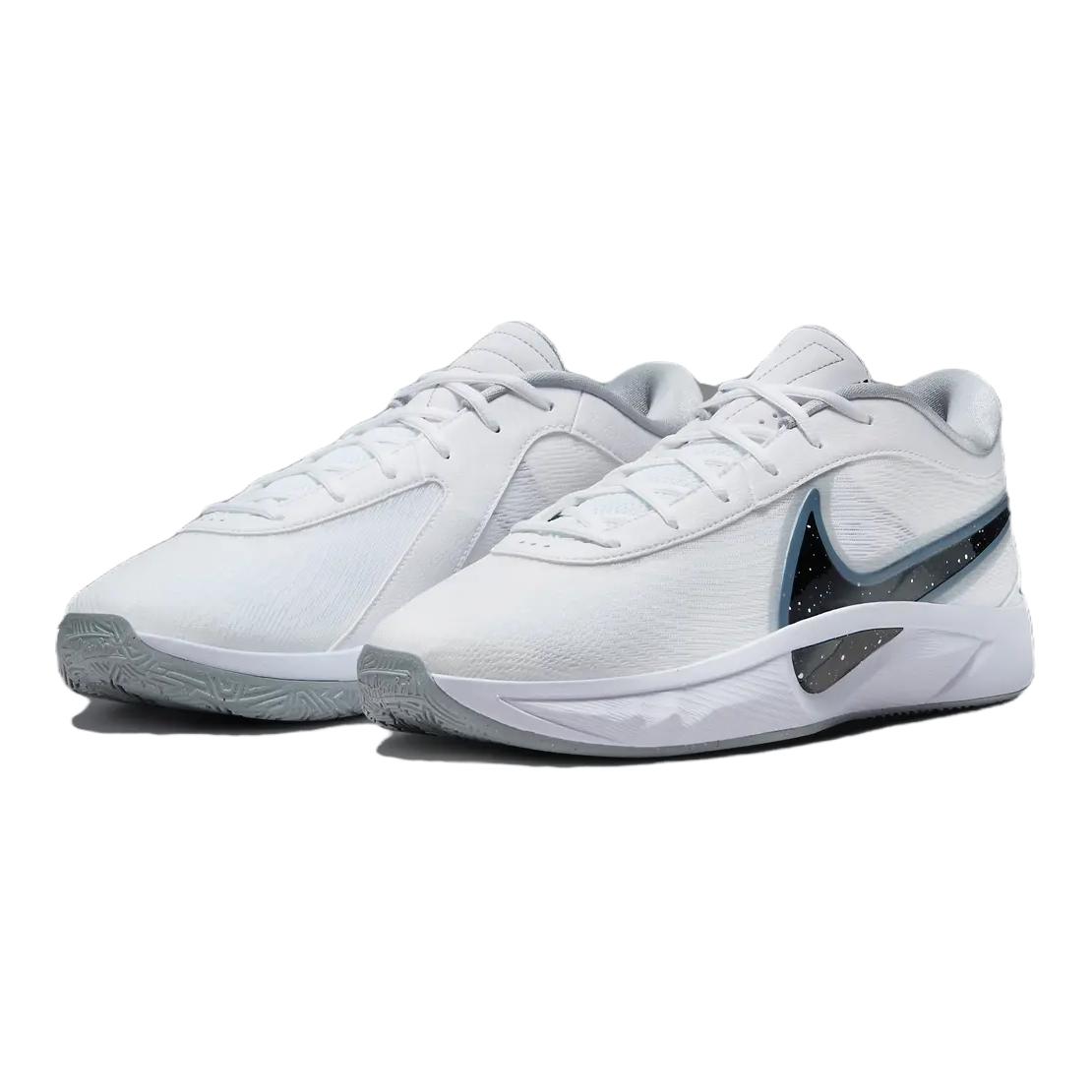 Детские баскетбольные кроссовки Nike Giannis Freak 6 Abrasion Resistant Low Top White Black — фото 3