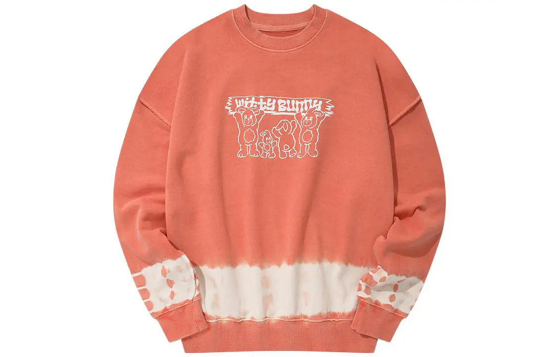 

Kirsh Свитшот Women's Orange Crew Neck Moderate Others
