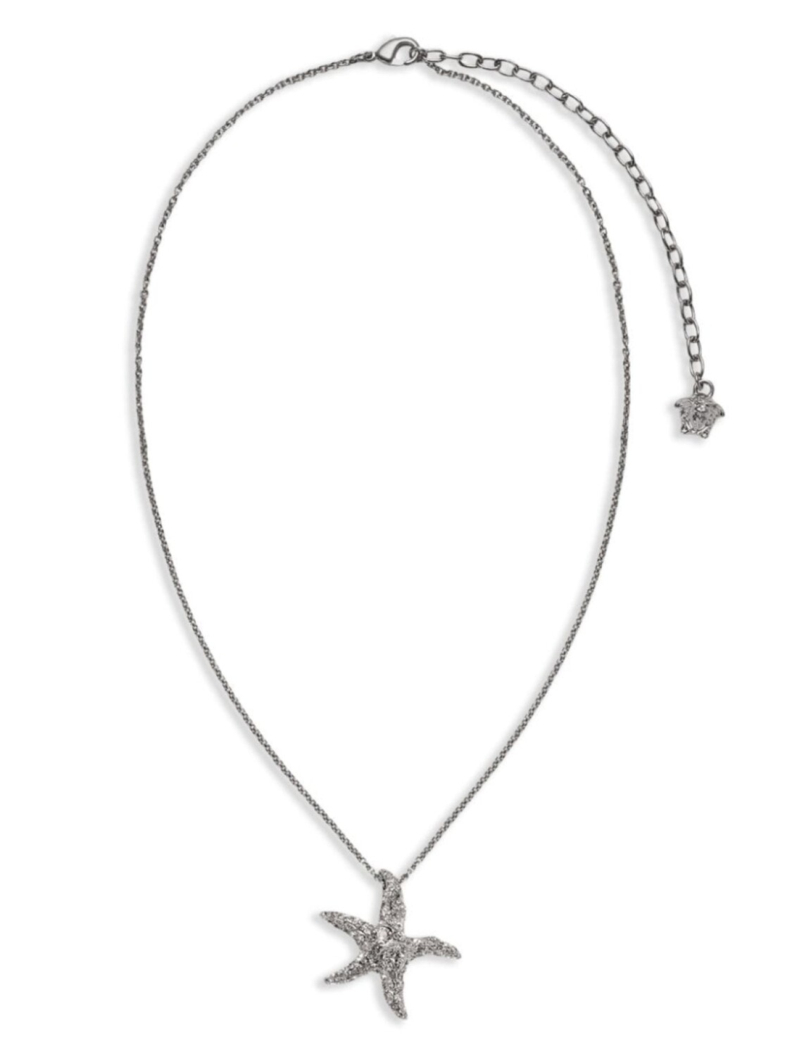 

Колье с кристаллами Versace, серебряный