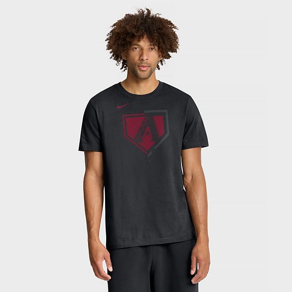 

Мужская черная футболка arizona diamondbacks icon Nike
