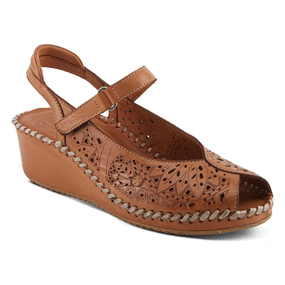 Босоножки на танкетке Santonio Spring Step, camel