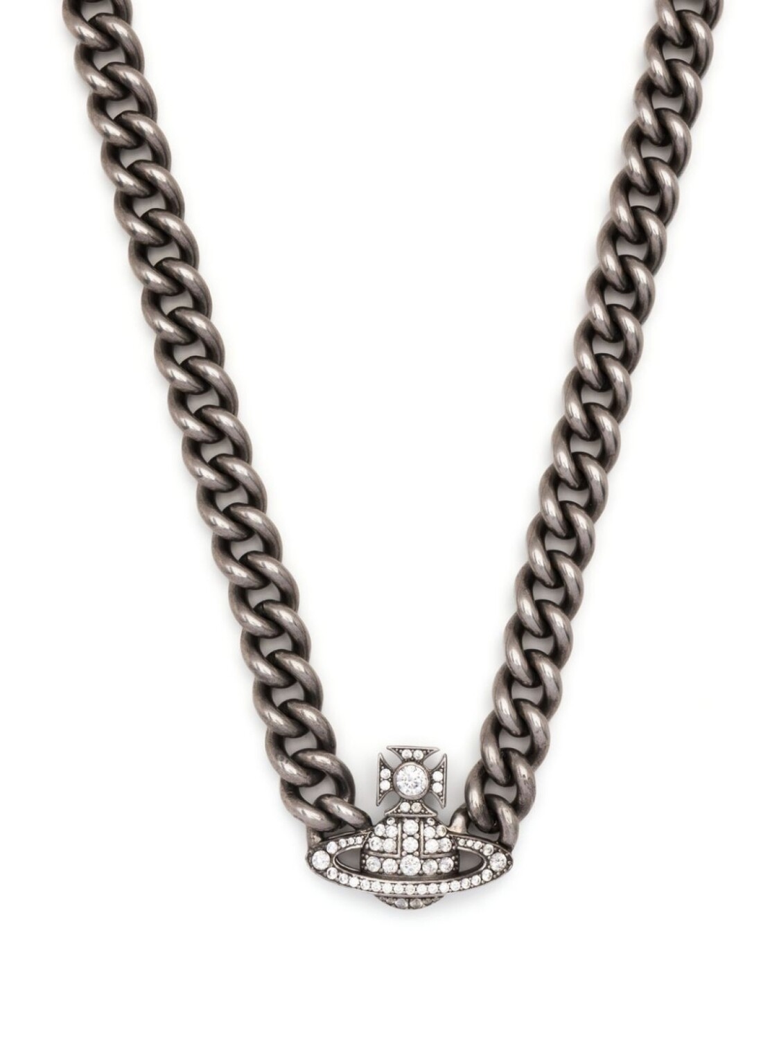 

Колье с подвеской Orb и кристаллами Vivienne Westwood, серебряный