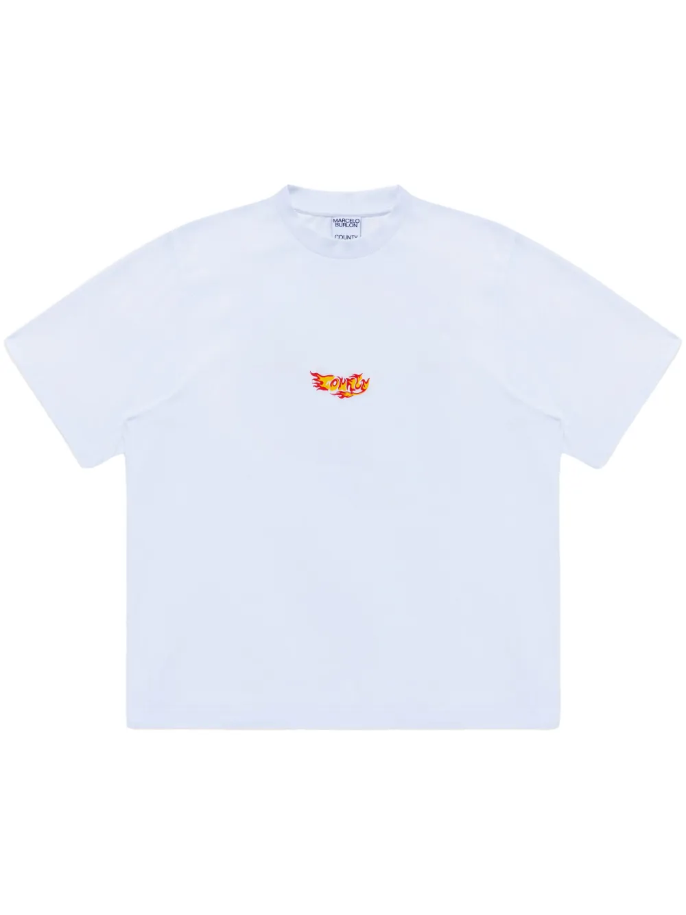 

Футболка County Flame Marcelo Burlon County Of Milan, белый